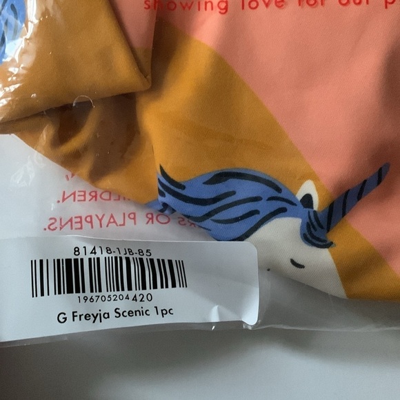 NEW Hanna Andersson Girl Unicorn 1-piece Swimsuit 3T or 2T - Picture 10 of 10